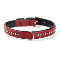 Collar Crystal red
